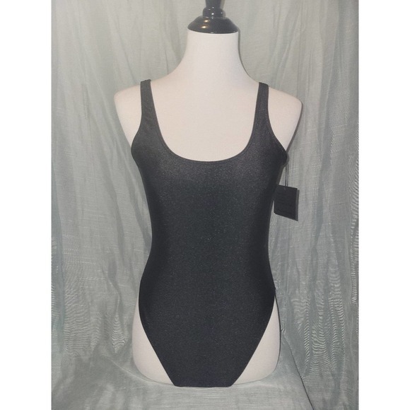 Black One Piece Swimsuit medium - Picture 1 of 3